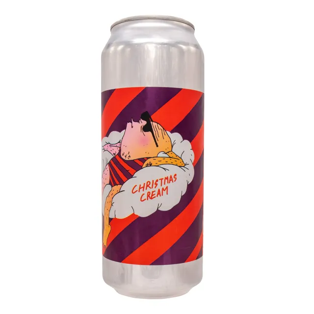 Lervig Christmas Cream øl 33 cl boks kremet