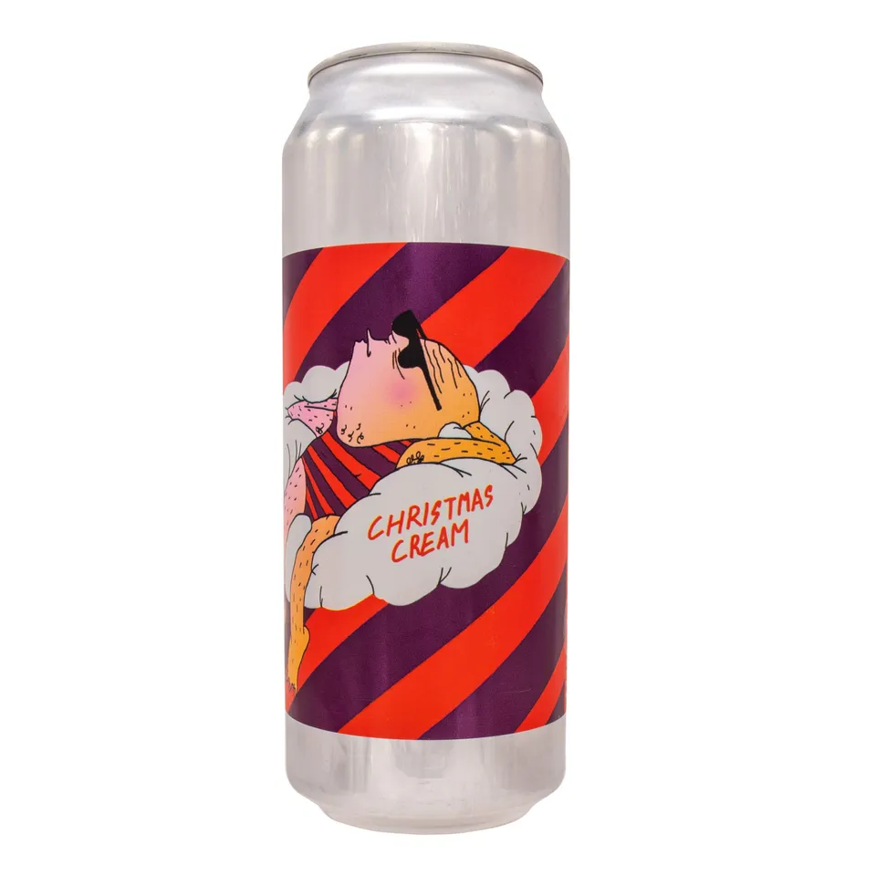 Lervig Christmas Cream øl 33 cl boks kremet