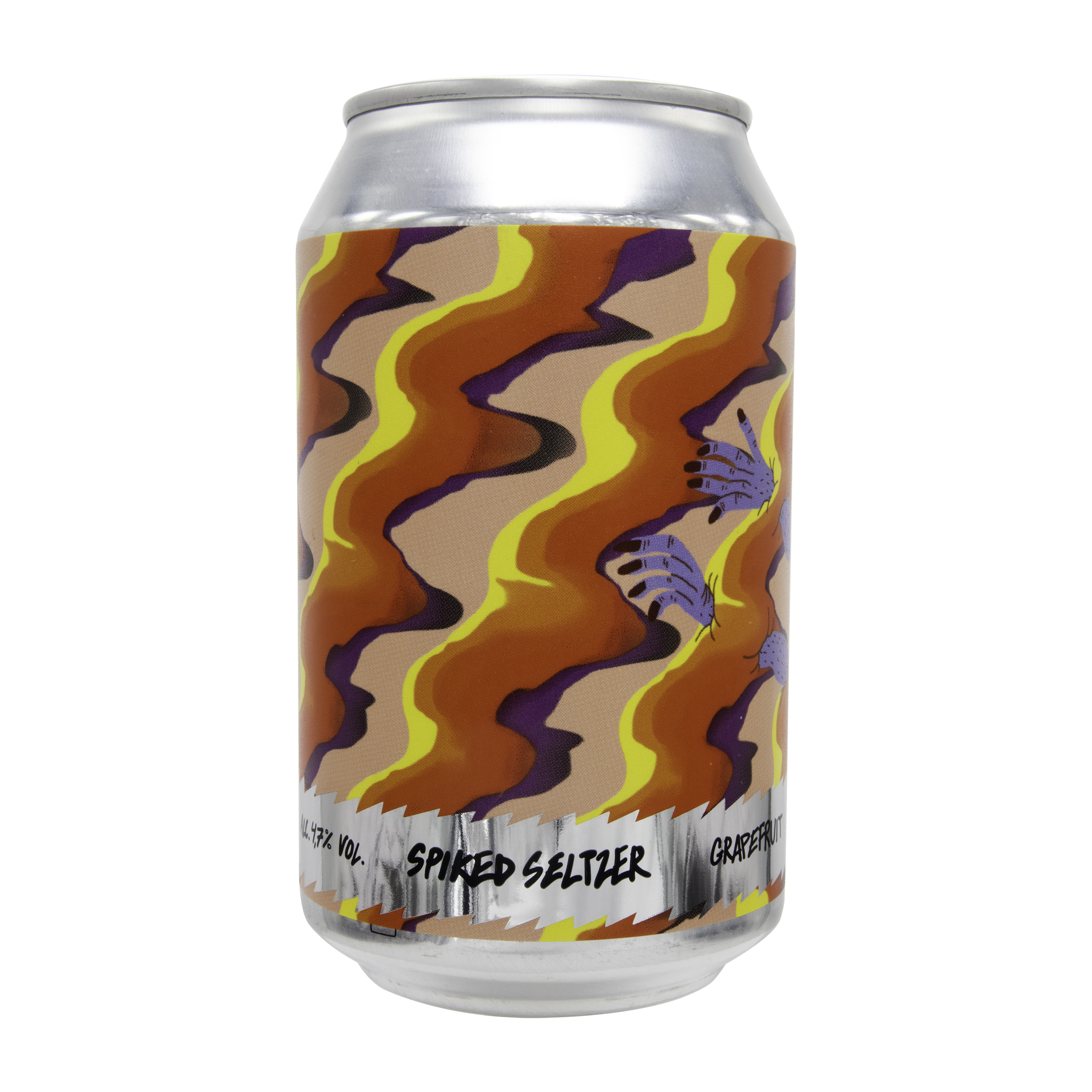 Lervig Spiked Seltzer brus 33cl boks grapefrukt