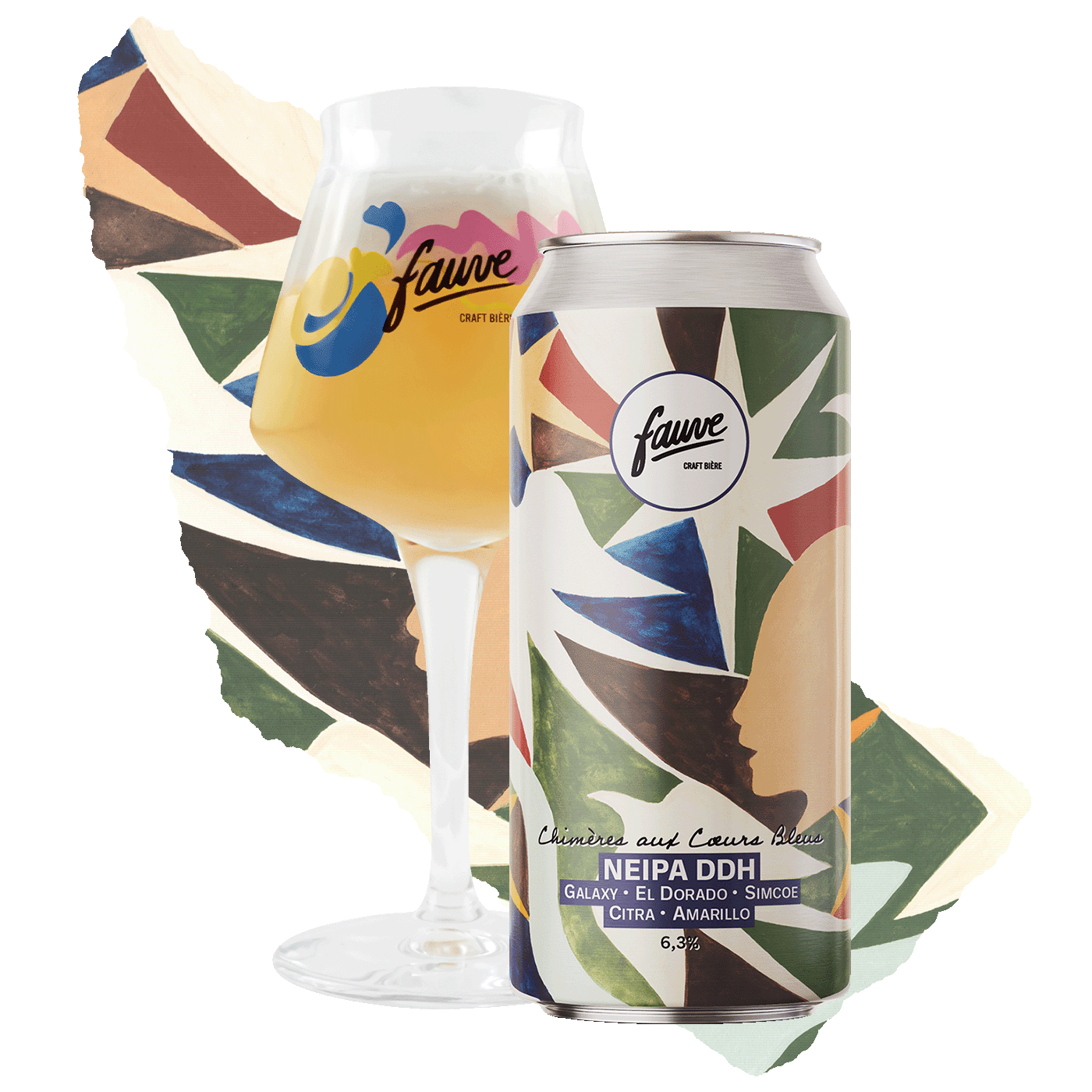Fauve Chimères NEIPA øl 44 cl Galaxy Citra Simcoe