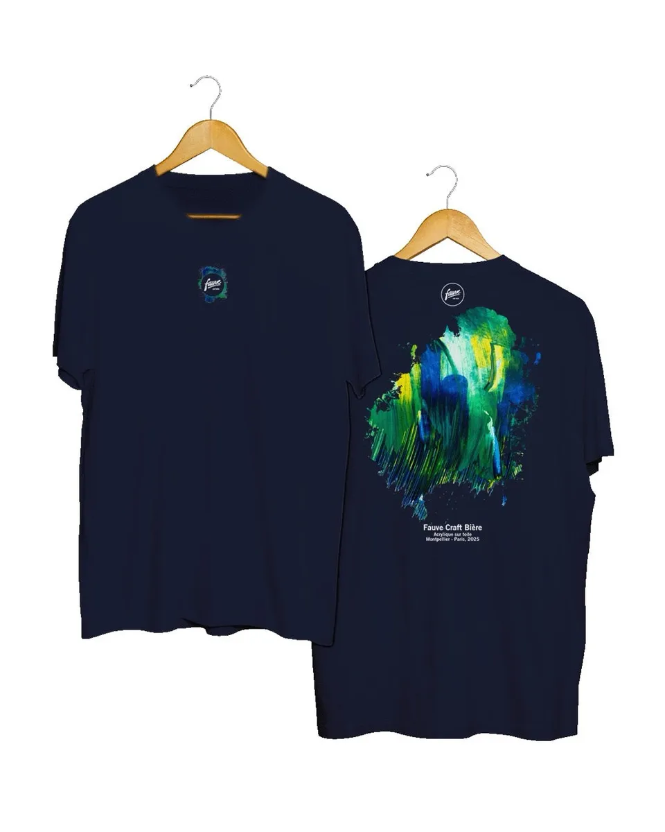 Fauve T-shirt Oversize Expo 2025 t-skjorte navy L
