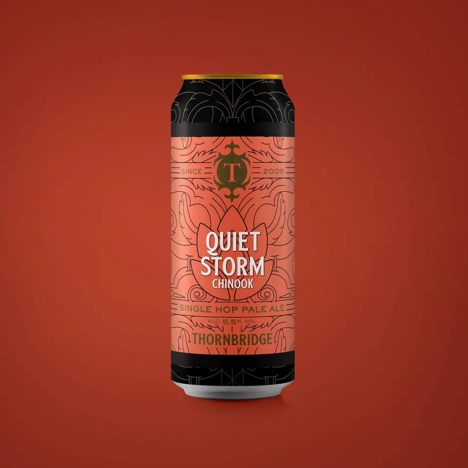 Thornbridge Quiet Storm Chinook pale ale boks furu