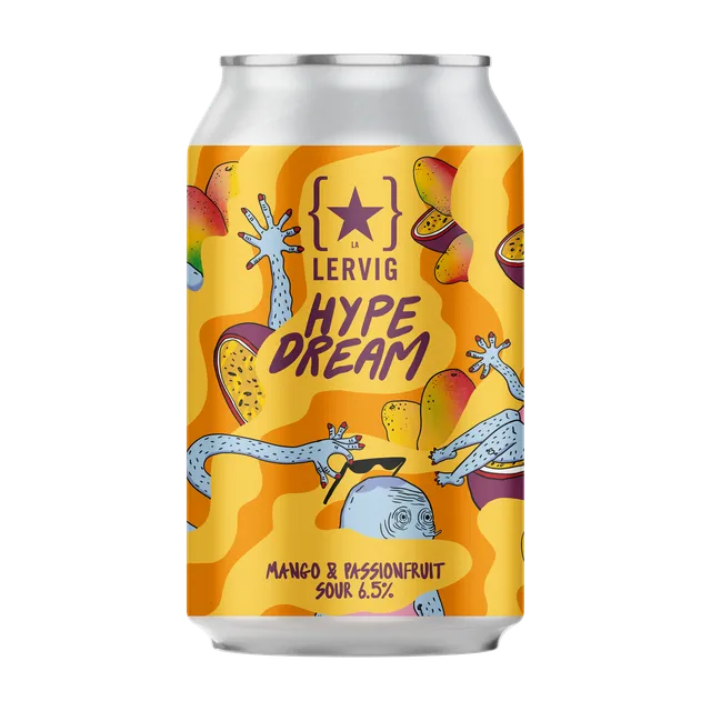 Lervig Hype Dream Mango & Passionfruit øl 33 cl fruktig