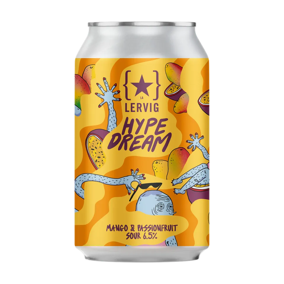 Lervig Hype Dream Mango & Passionfruit øl 33 cl fruktig