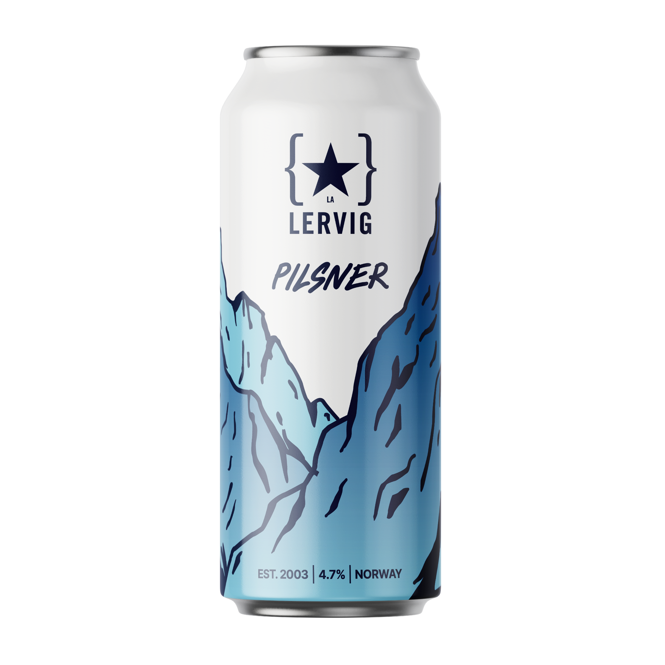 Lervig Pilsner pils øl boks 33cl klassisk