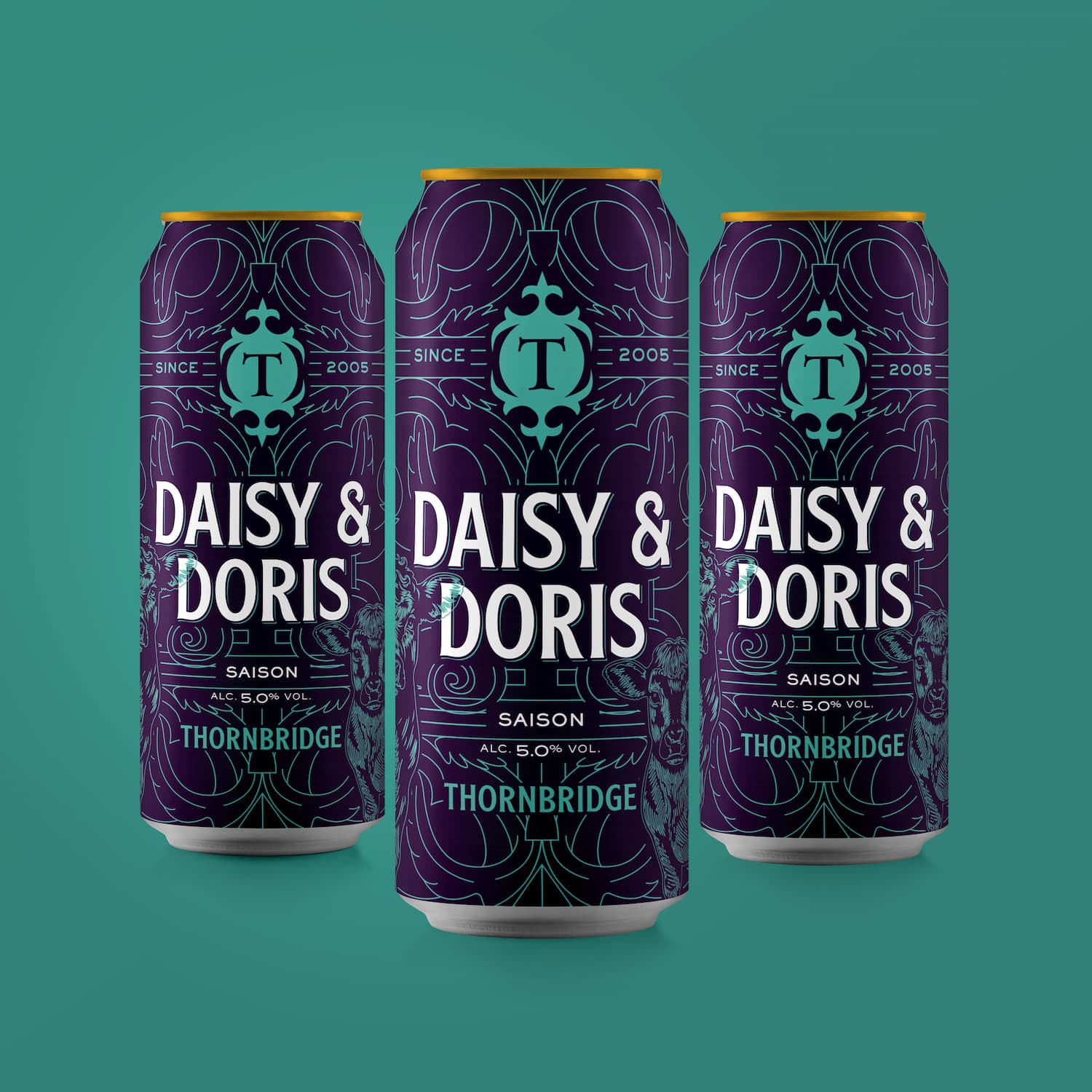 Thornbridge Daisy & Doris Saison øl 440 ml 5 prosent boks