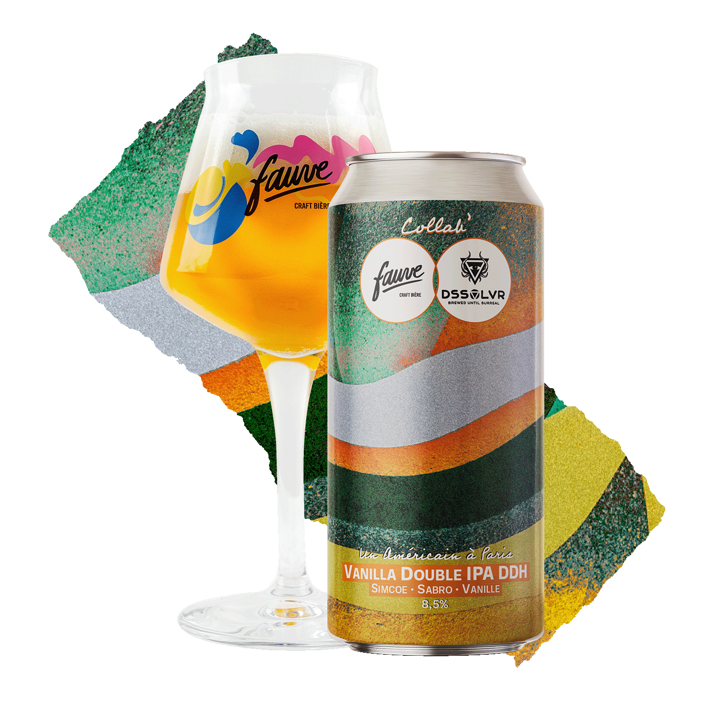 Fauve Un Américain à Paris double IPA boks 44cL vanilje