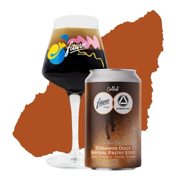 Fauve Visage Rieur imperial pastry stout øl boks 33 cl kaffe 12%