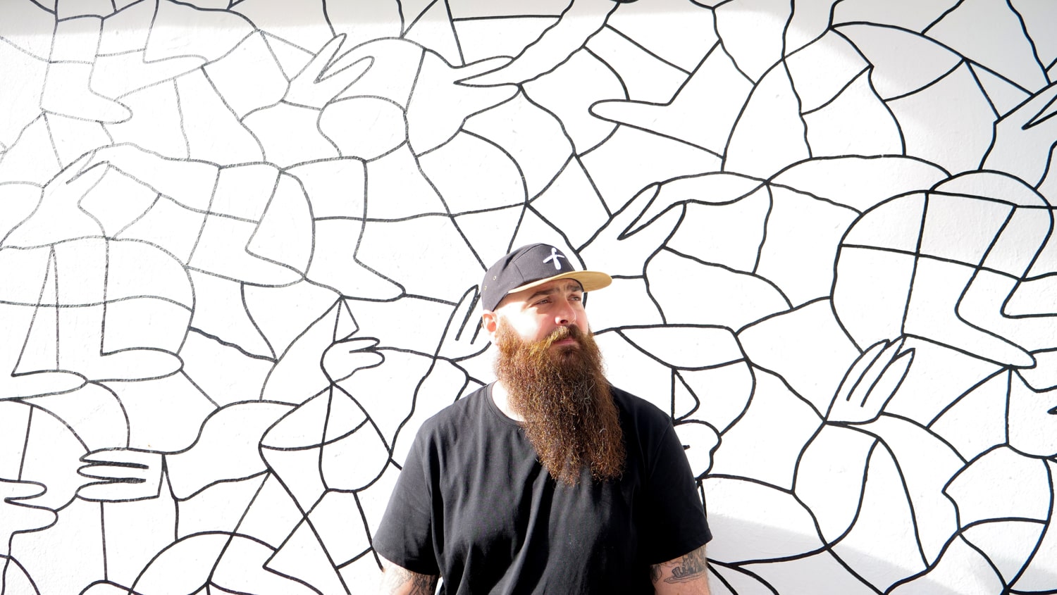 Fauve Fauvicon 5-panel caps svart