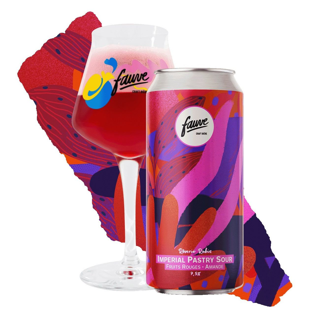 Fauve Rêverie Rubis pastry sour boks 44cL 7,5% bær