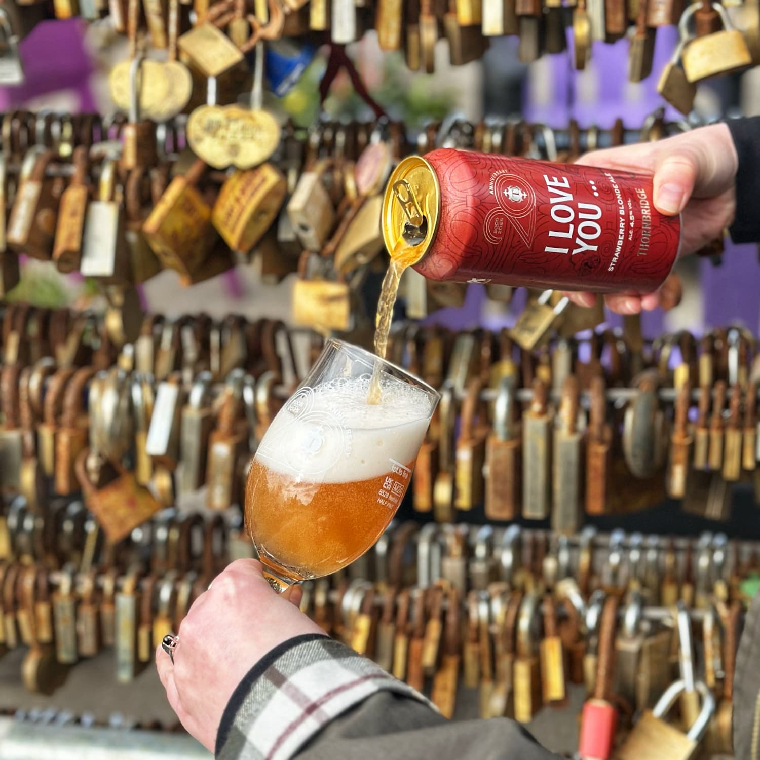 Thornbridge I Love You blonde ale øl 440 ml boks jordbær