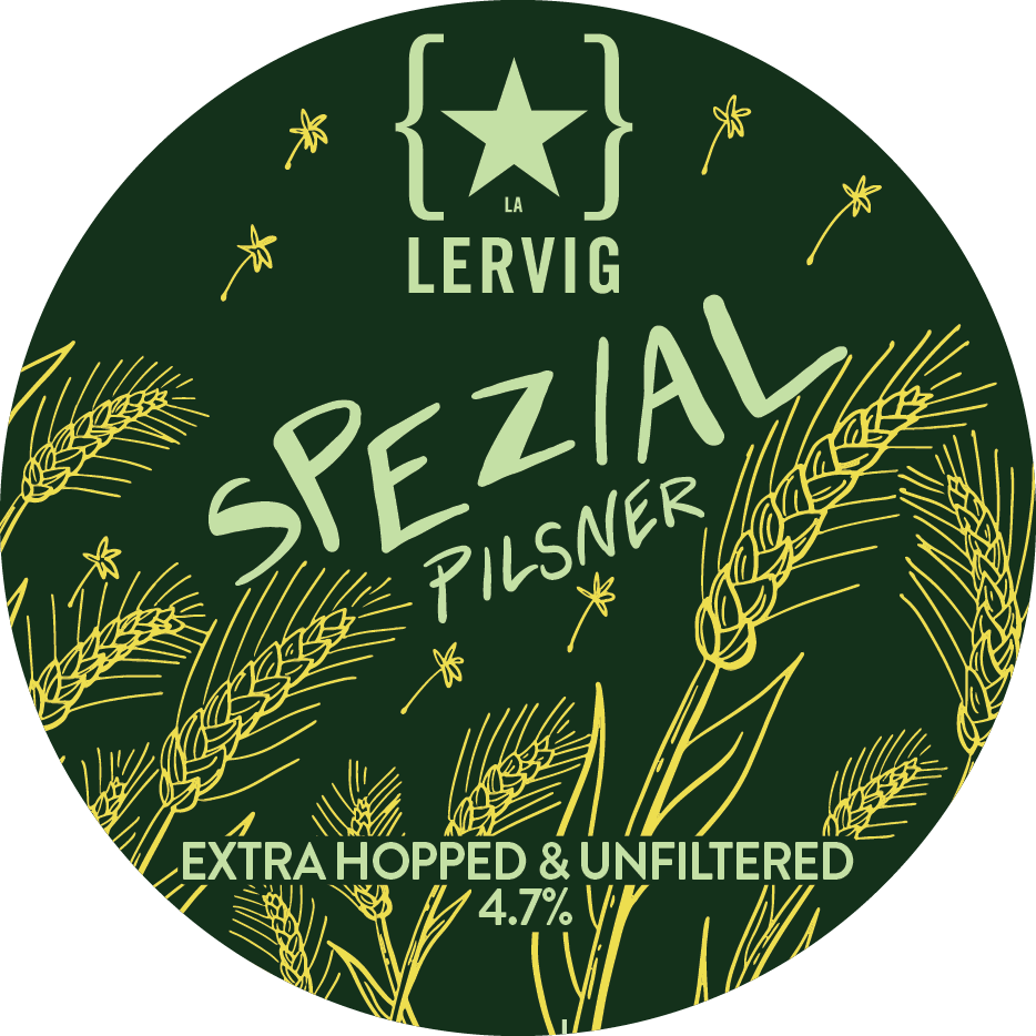 Lervig Spezial pilsner øl boks 33cl frisk
