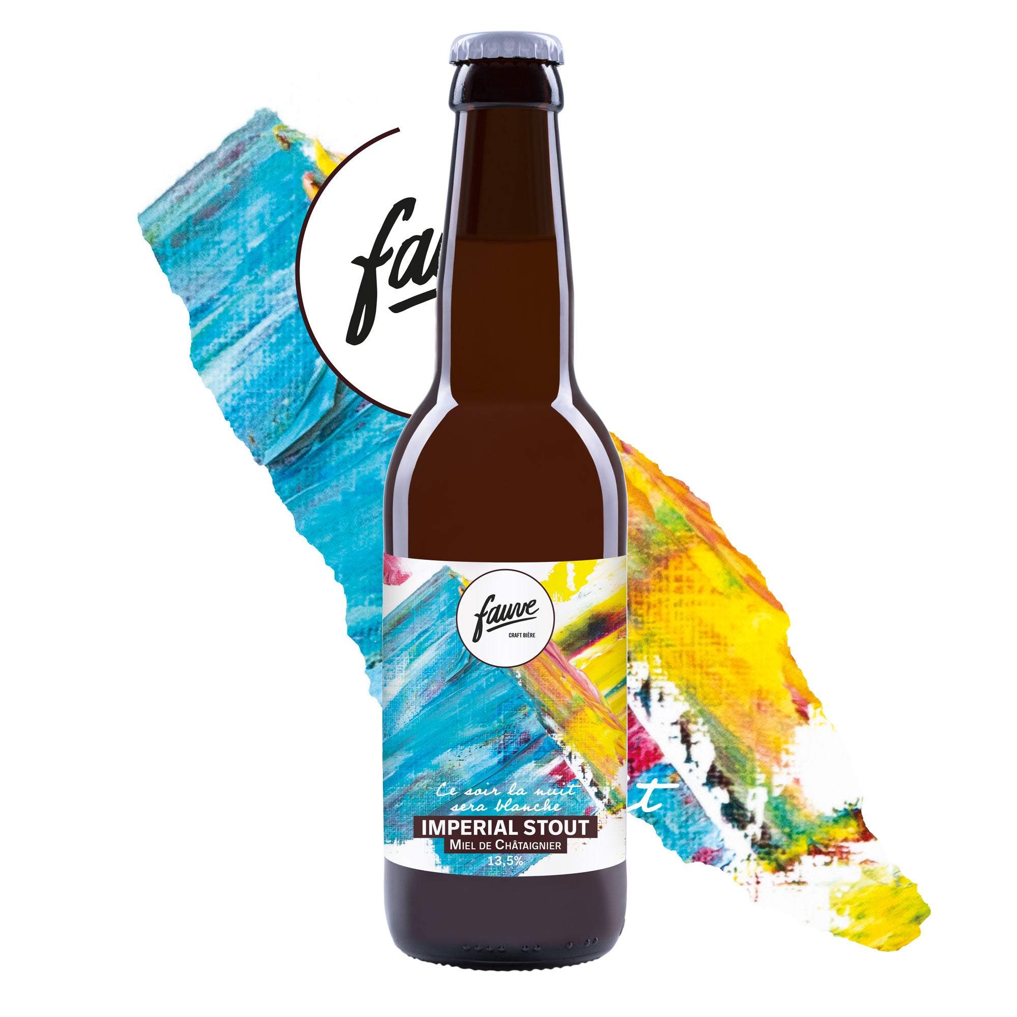 Fauve Ce Soir La Nuit Sera Blanche stout flaske 33cl 13,5%