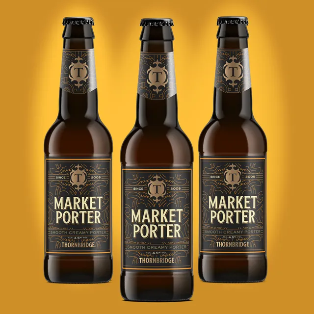 Thornbridge Market Porter øl kasse 12x330 ml 4,5%