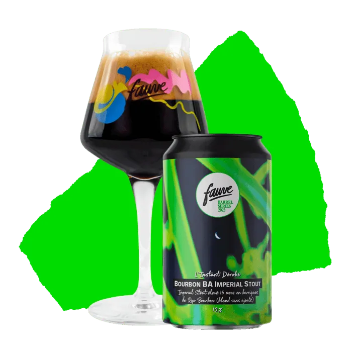 Fauve L'Instant Dérobé stout øl 33cL fatpreget
