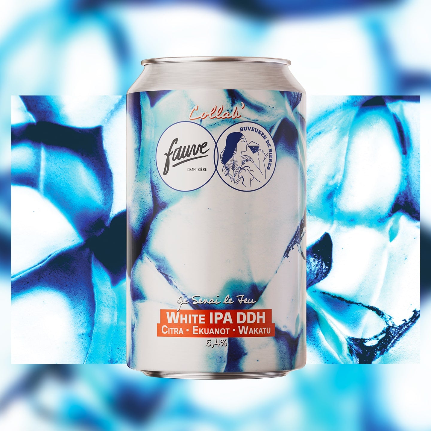 Fauve Je Serai le Feu white IPA boks 33 cl 6,4% hvete