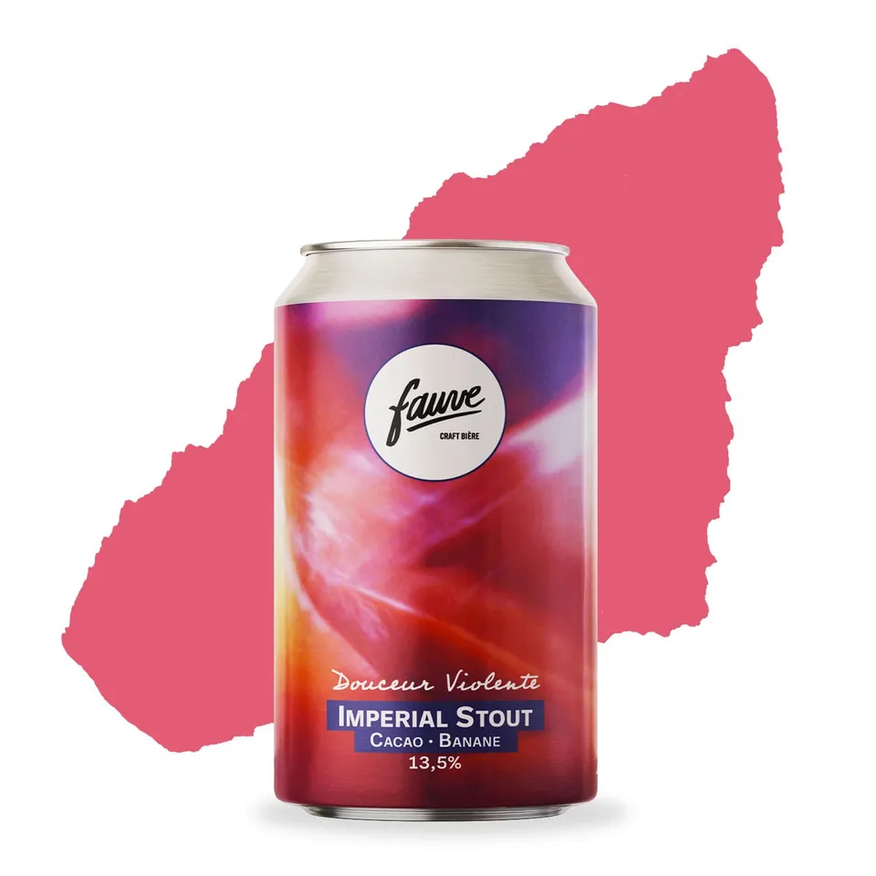 Fauve Douceur Violente Cacao Banane øl boks 33 cl kakao
