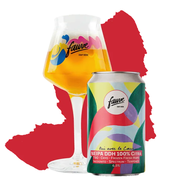 Fauve Oui avec le Cœur NEIPA øl boks 33cL citra