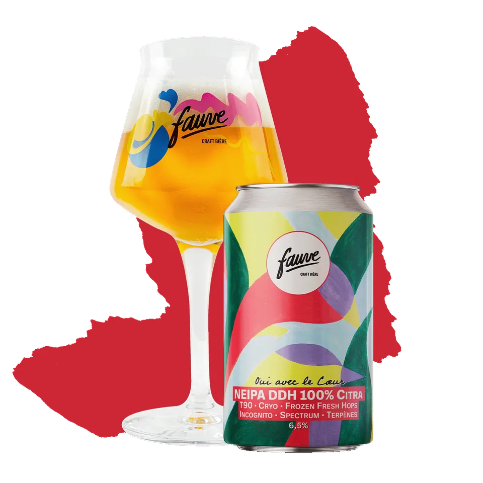 Fauve Oui avec le Cœur NEIPA øl boks 33cL citra
