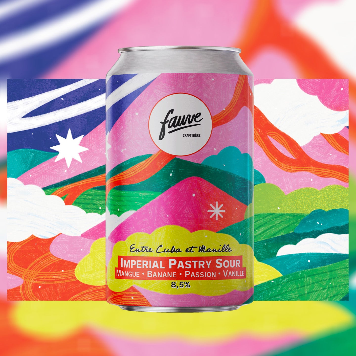 Fauve Entre Cuba et Manille sour øl 33 cl mango