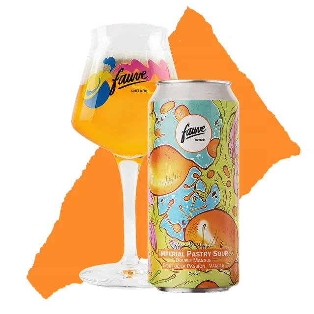 Fauve Fleur de Mangue imperial pastry sour øl boks 44 cl mango 8,0%