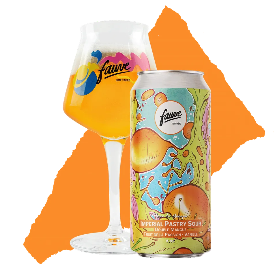 Fauve Fleur de Mangue imperial pastry sour øl boks 44 cl mango 8,0%