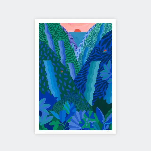 Fauve Ravines kunsttrykk A4 signert 50 eks