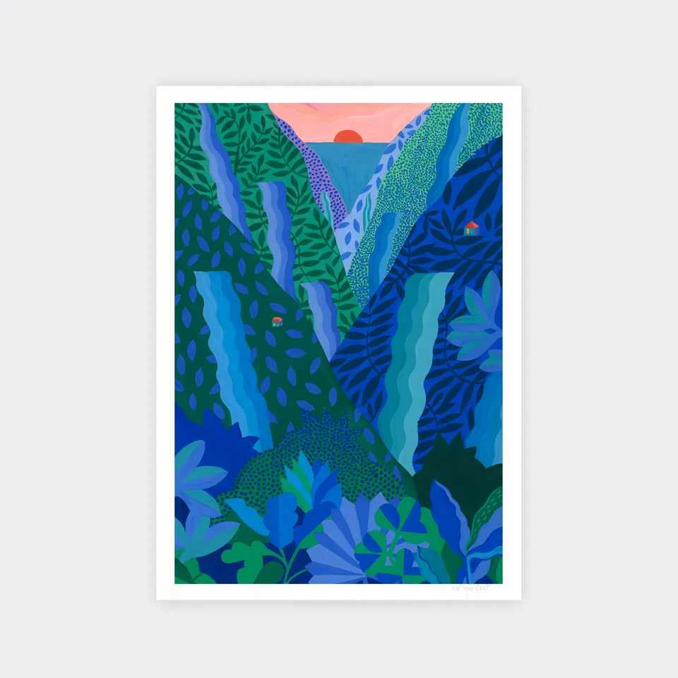 Fauve Ravines kunsttrykk A4 signert 50 eks