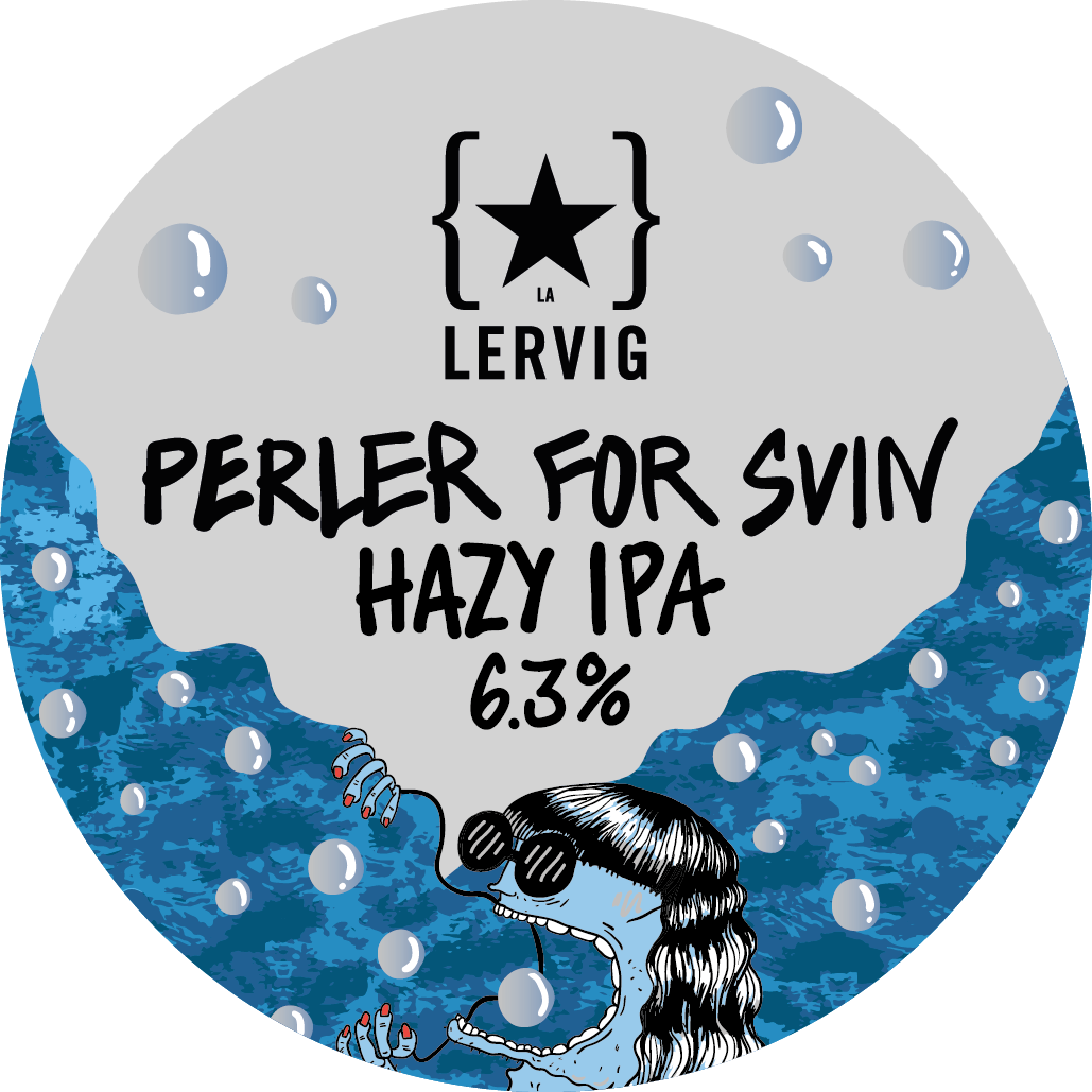 Lervig Perler for Svin barleywine øl boks 330 ml fatpreget