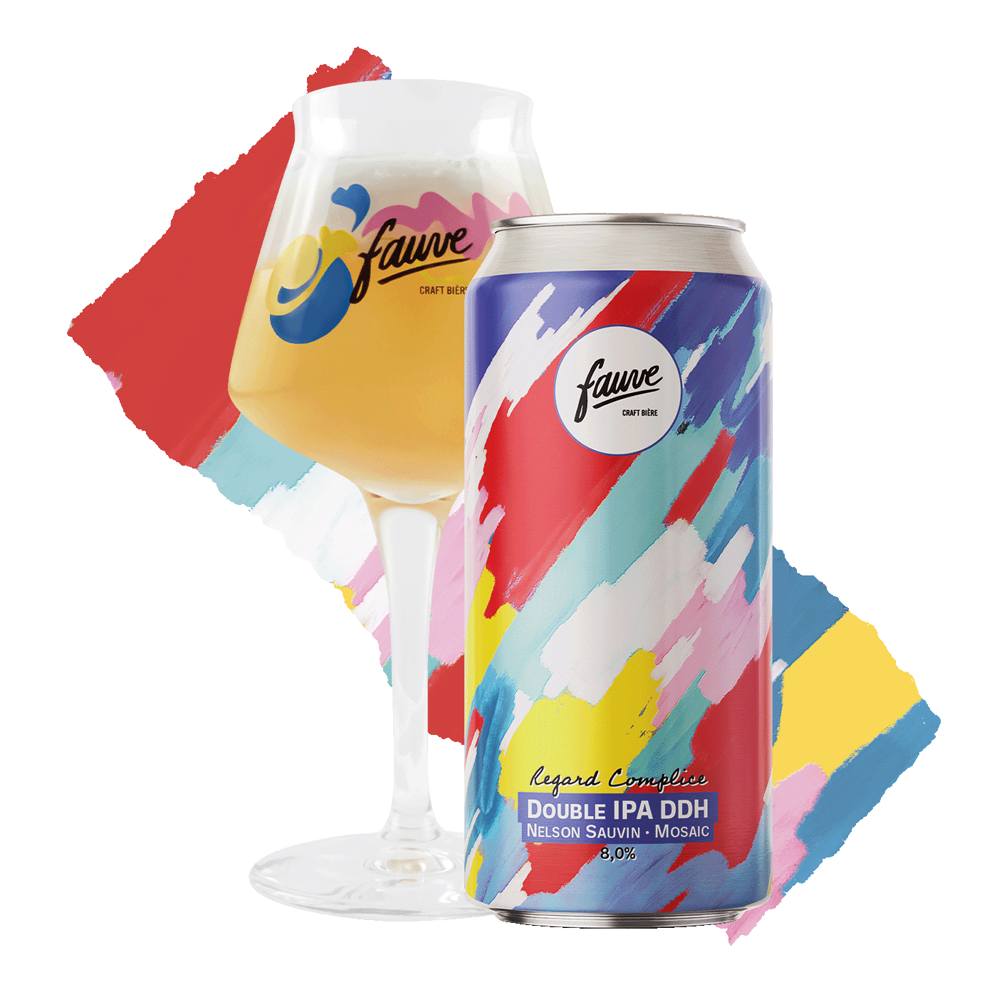 Fauve Regard Complice øl boks 44cL double IPA 8,0%