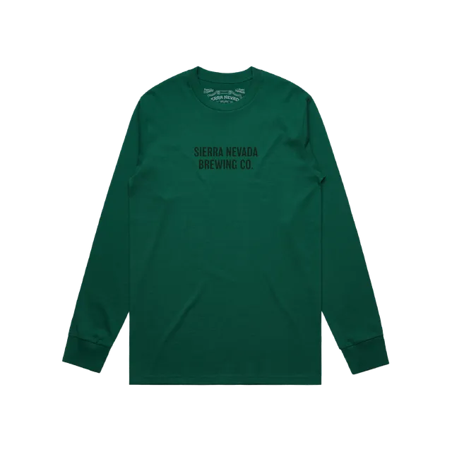 Sierra Nevada Bold Wordmark langermet t-skjorte svart