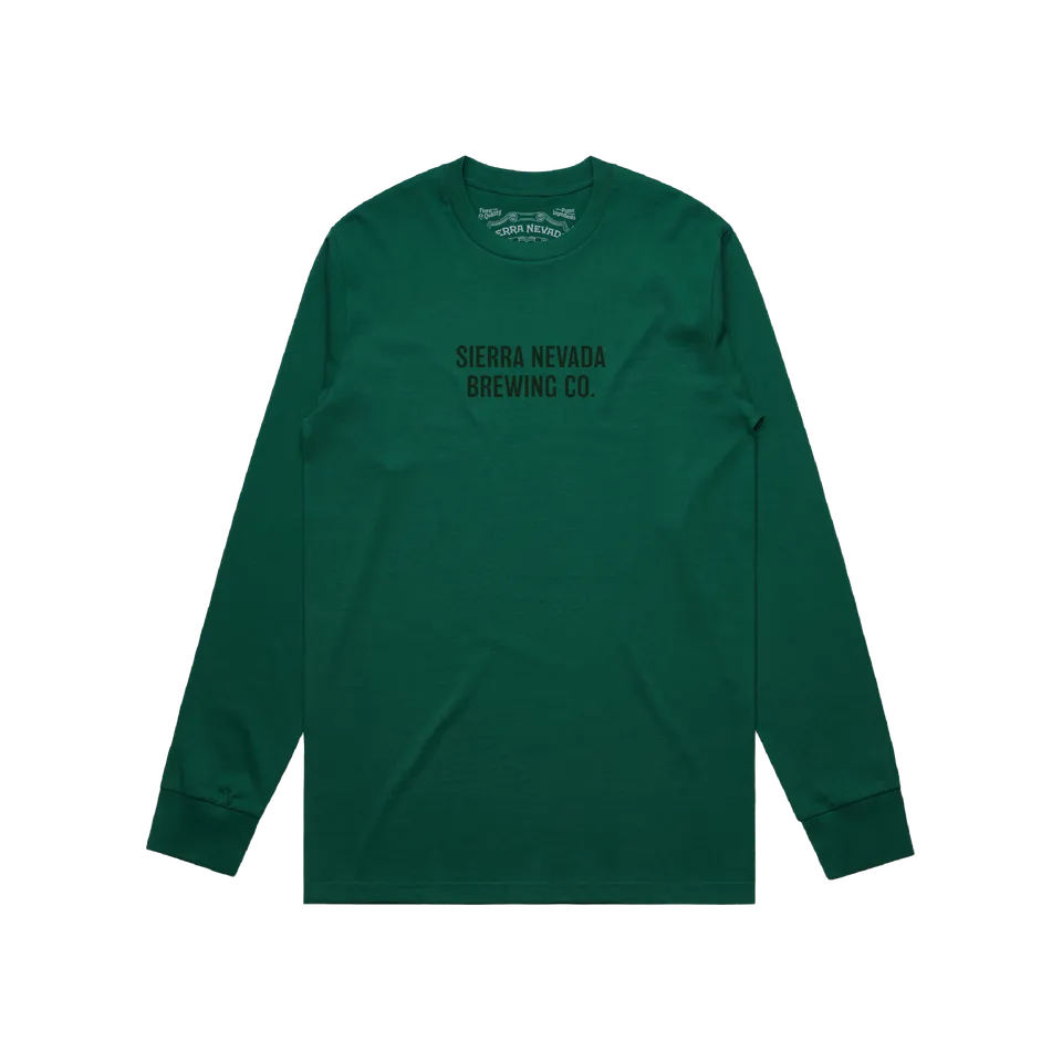 Sierra Nevada Bold Wordmark langermet t-skjorte svart
