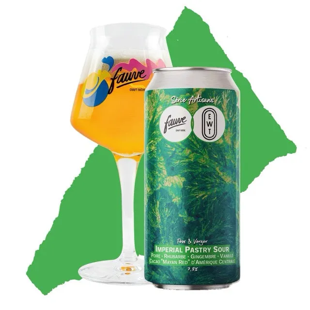 Fauve Fève Verger Pastry Sour øl boks 44cL pære