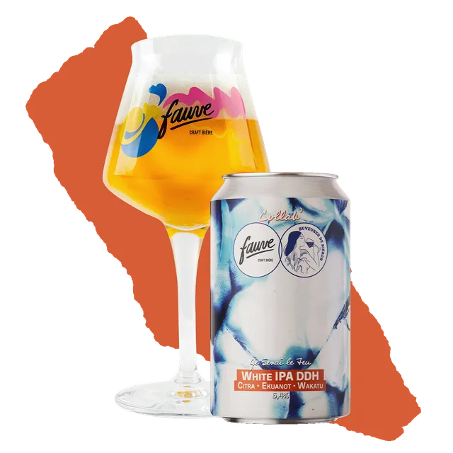 Fauve Je Serai le Feu white IPA boks 33 cl 6,4% hvete