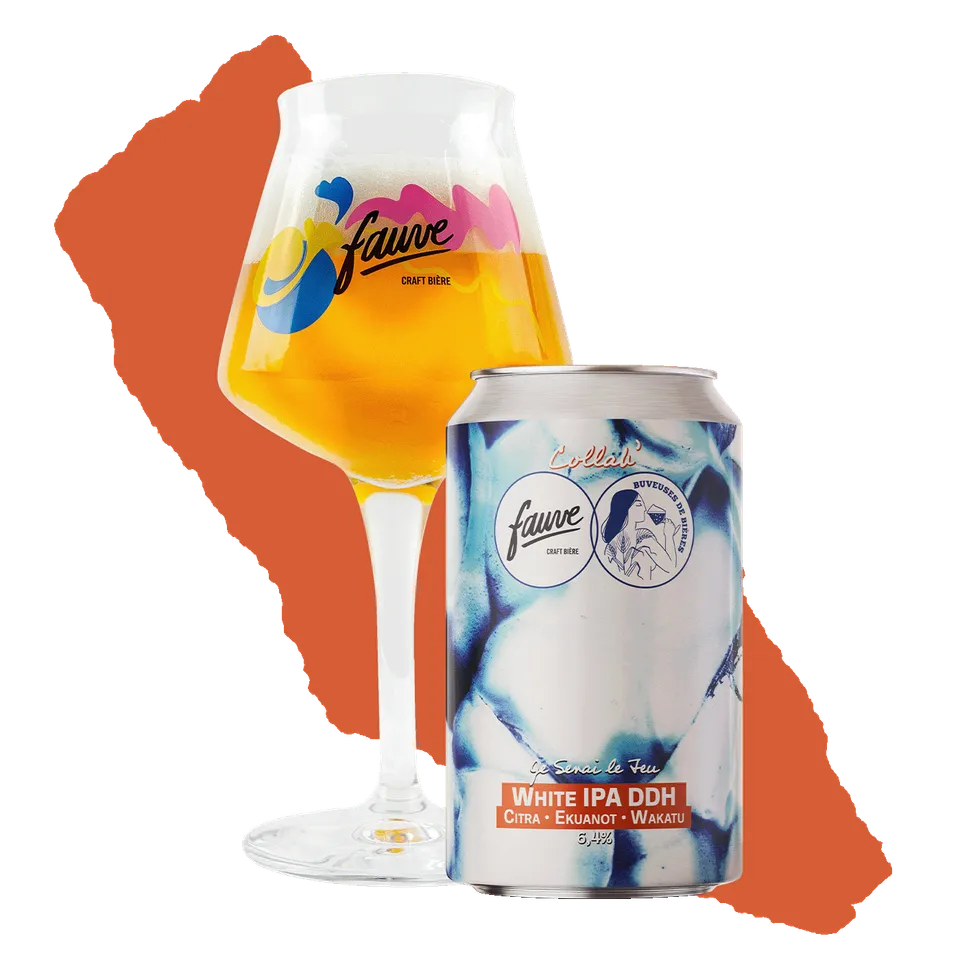 Fauve Je Serai le Feu white IPA boks 33 cl 6,4% hvete