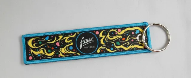 Fauve Porte Clé nøkkelring 130 mm fargerik