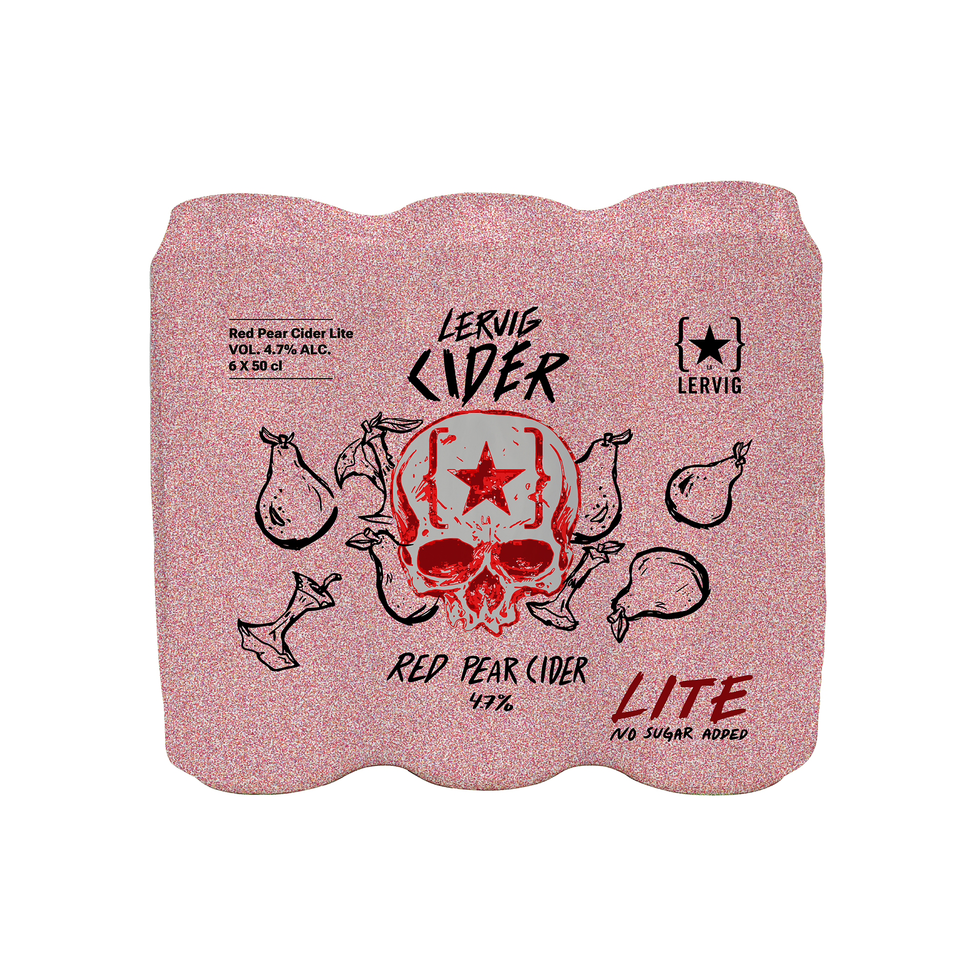 Lervig Red Pear Cider Lite sider boks 330 ml pære