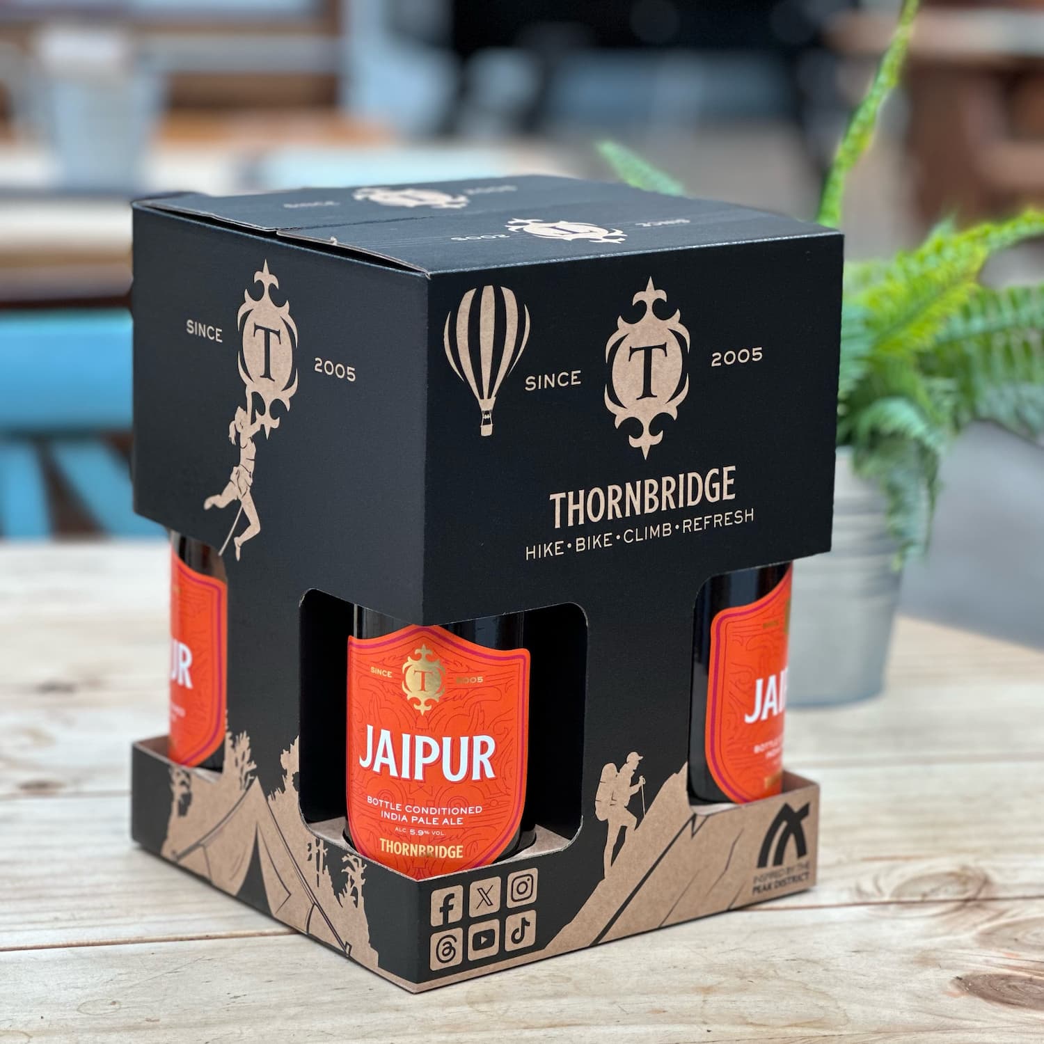Thornbridge Jaipur Gift Pack ølgave 4 flasker sitruspreget