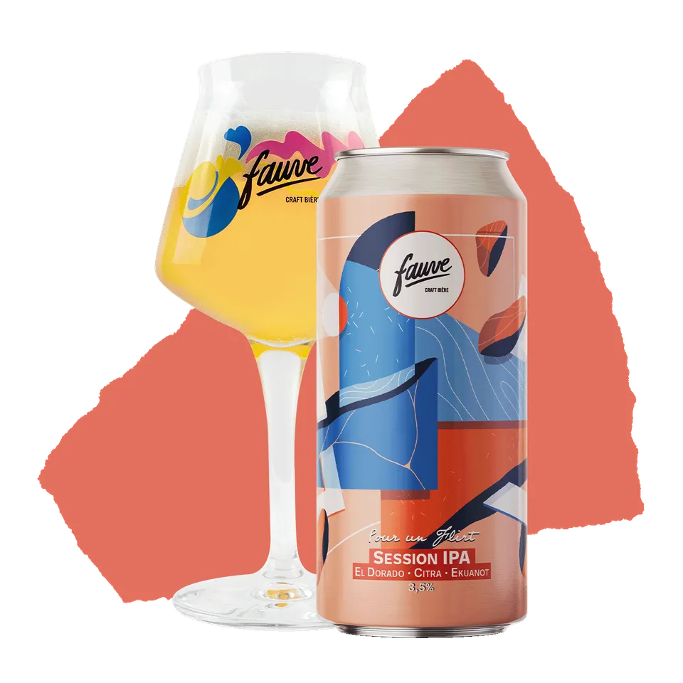 Fauve Pour un Flirt Session IPA øl 44 cL 3,5 prosent