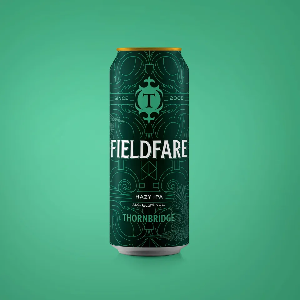 Thornbridge Fieldfare hazy IPA boks 6,3% pasjonsfrukt