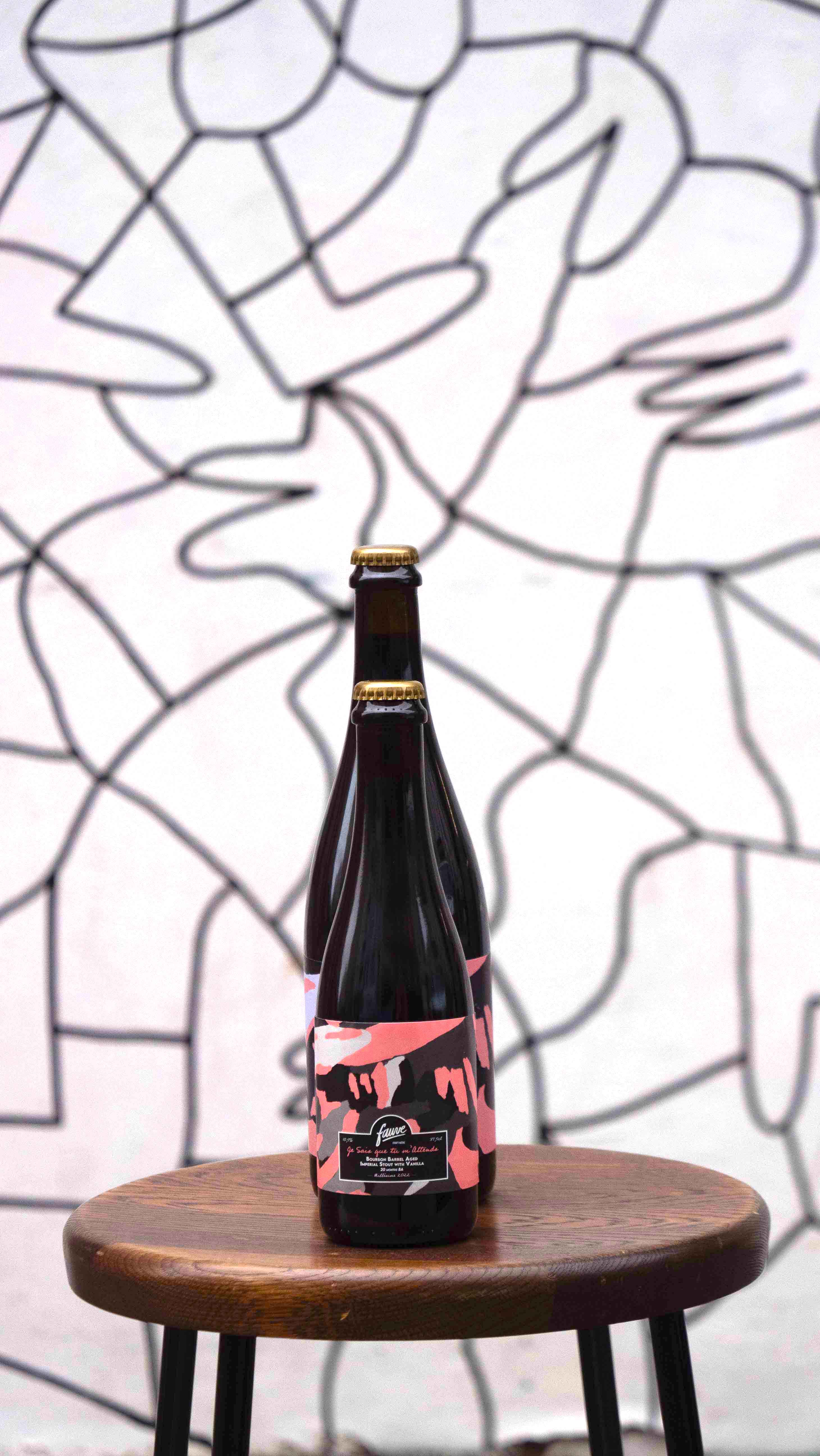 Fauve Je Sais que tu m'Attends stout flaske 37,5cL vanilje