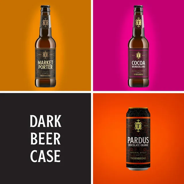 Thornbridge Dark mørk øl kasse 12-pack porter stout