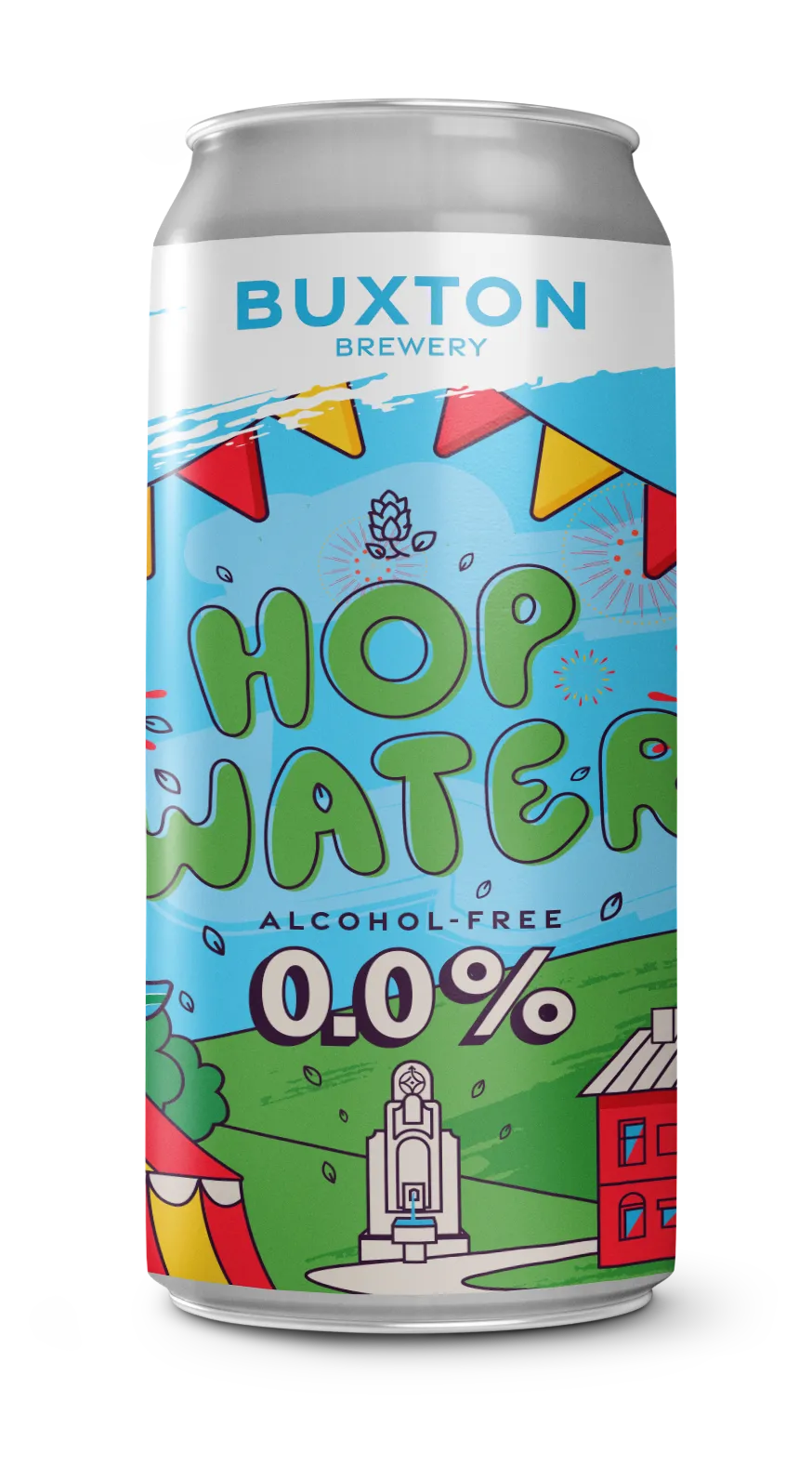 Buxton Hop Water humlevann boks alkoholfri