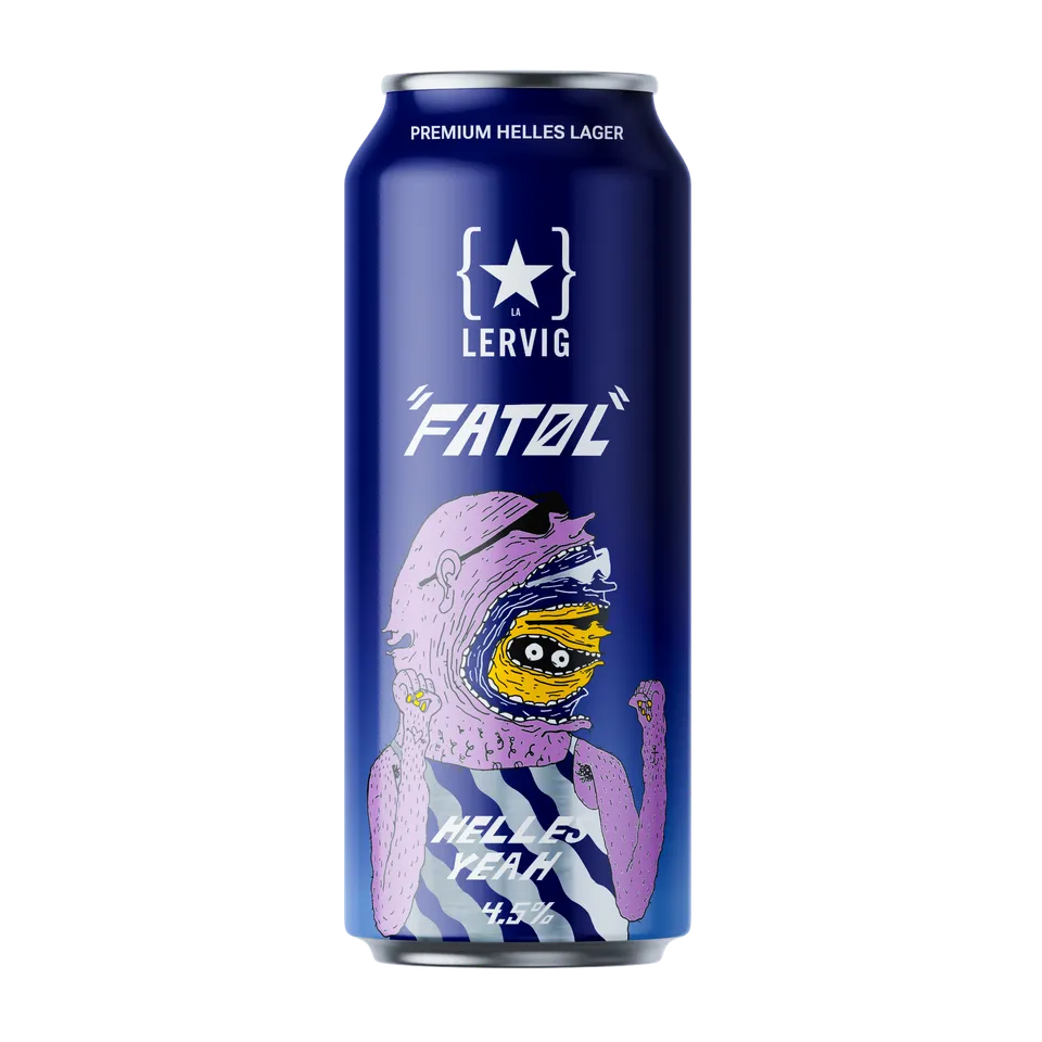 Lervig Helles Yeah helles øl boks lys