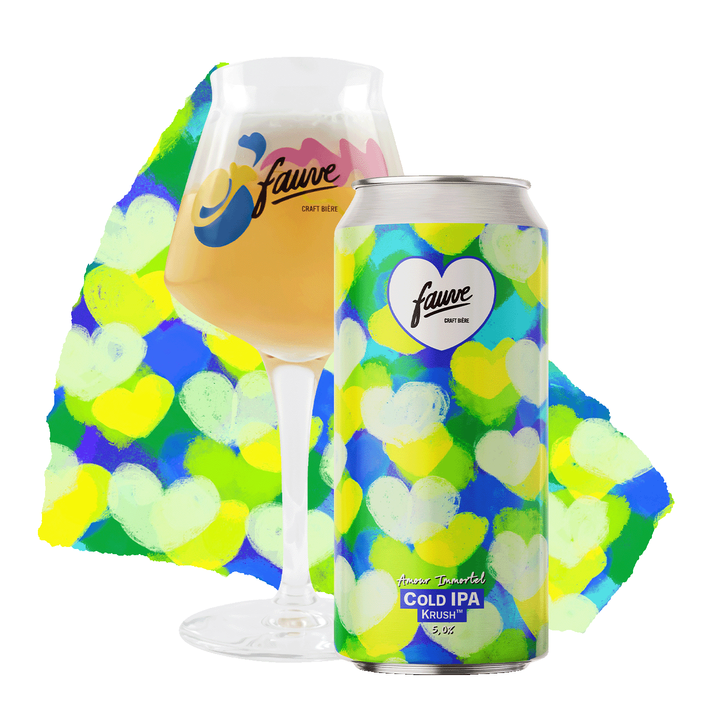 Fauve Amour Immortel cold IPA øl 44cl 5,0%