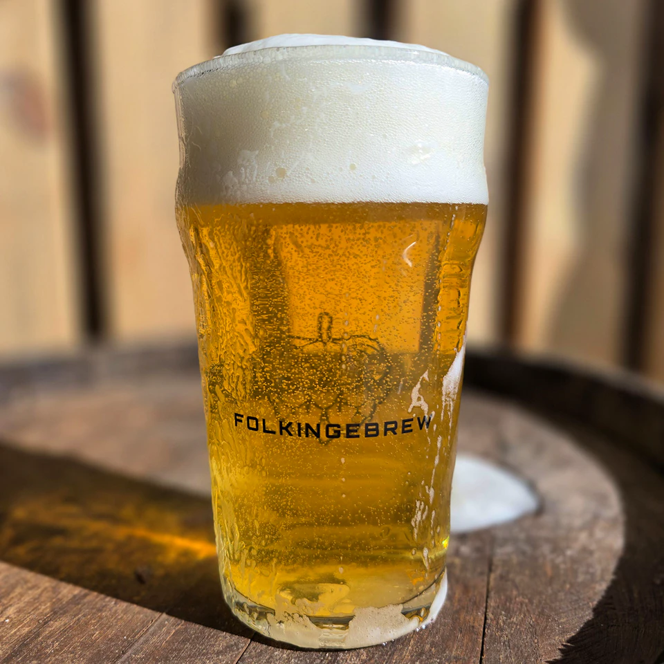 Folkingebrew Pint Glass nonic ølglass 50 cl klassisk