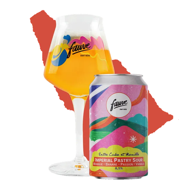 Fauve Entre Cuba et Manille sour øl 33 cl mango