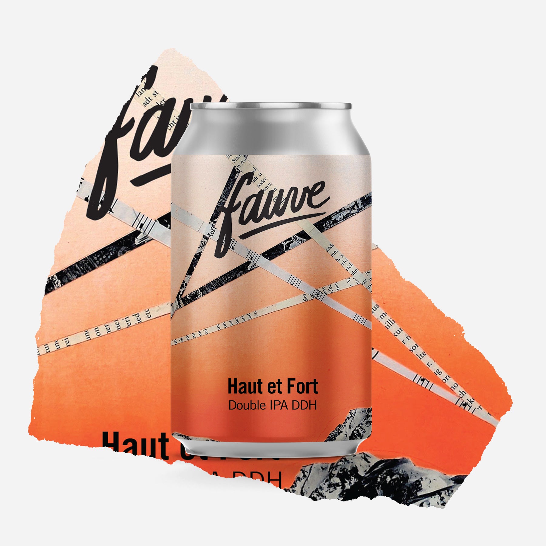Fauve Haut et Fort dobbel IPA øl 33 cl boks ananas