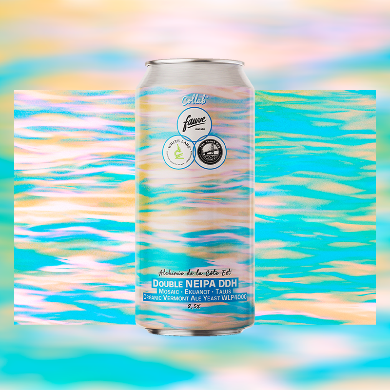 Fauve Alchimie de la Côte Est Double NEIPA øl 44 cl sterk