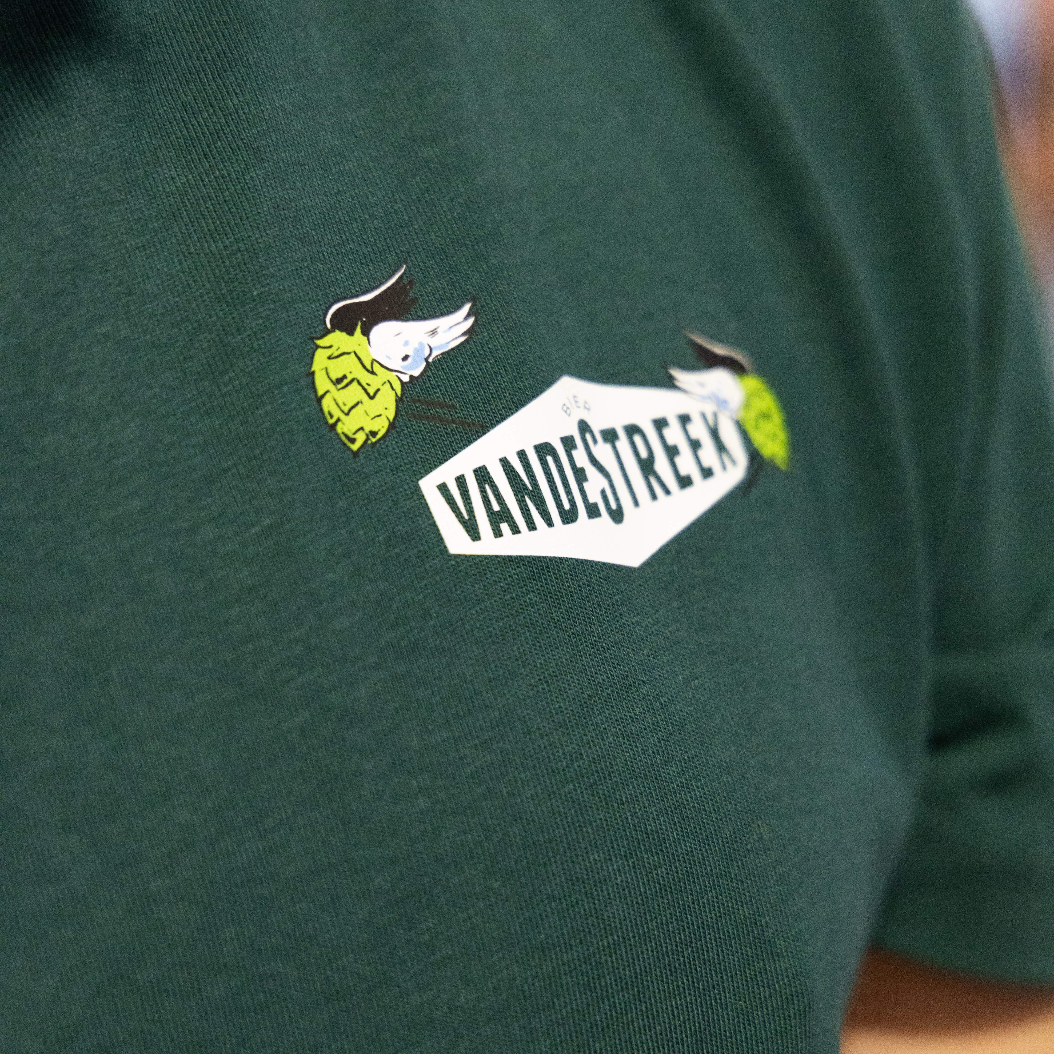 Vanderstreek Fresh Hop 2026 t-skjorte bomull grønn